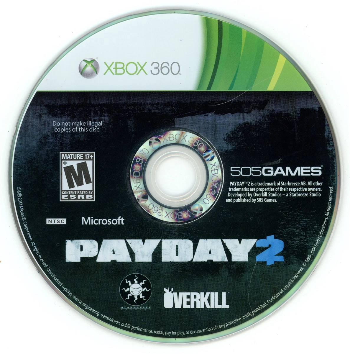 Payday 2 - Xbox One - Avec Notice - Occasion - Action Aventure