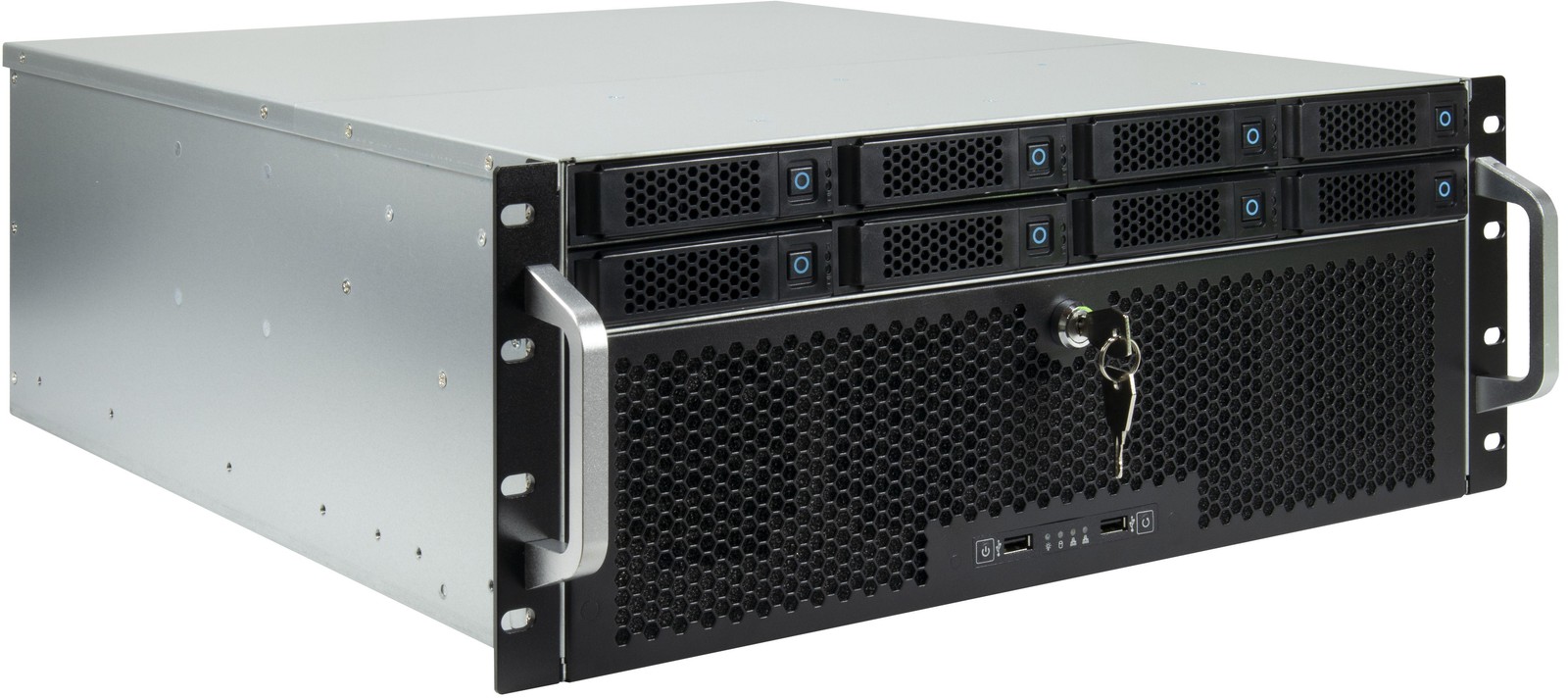 Inter-Tech 4U-4708 Supporto Nero