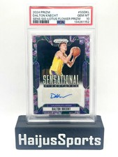 2024-25 Panini Prizm Dalton Knecht AUTO Rookie RC Lotus Flower /18 Lakers POP 4