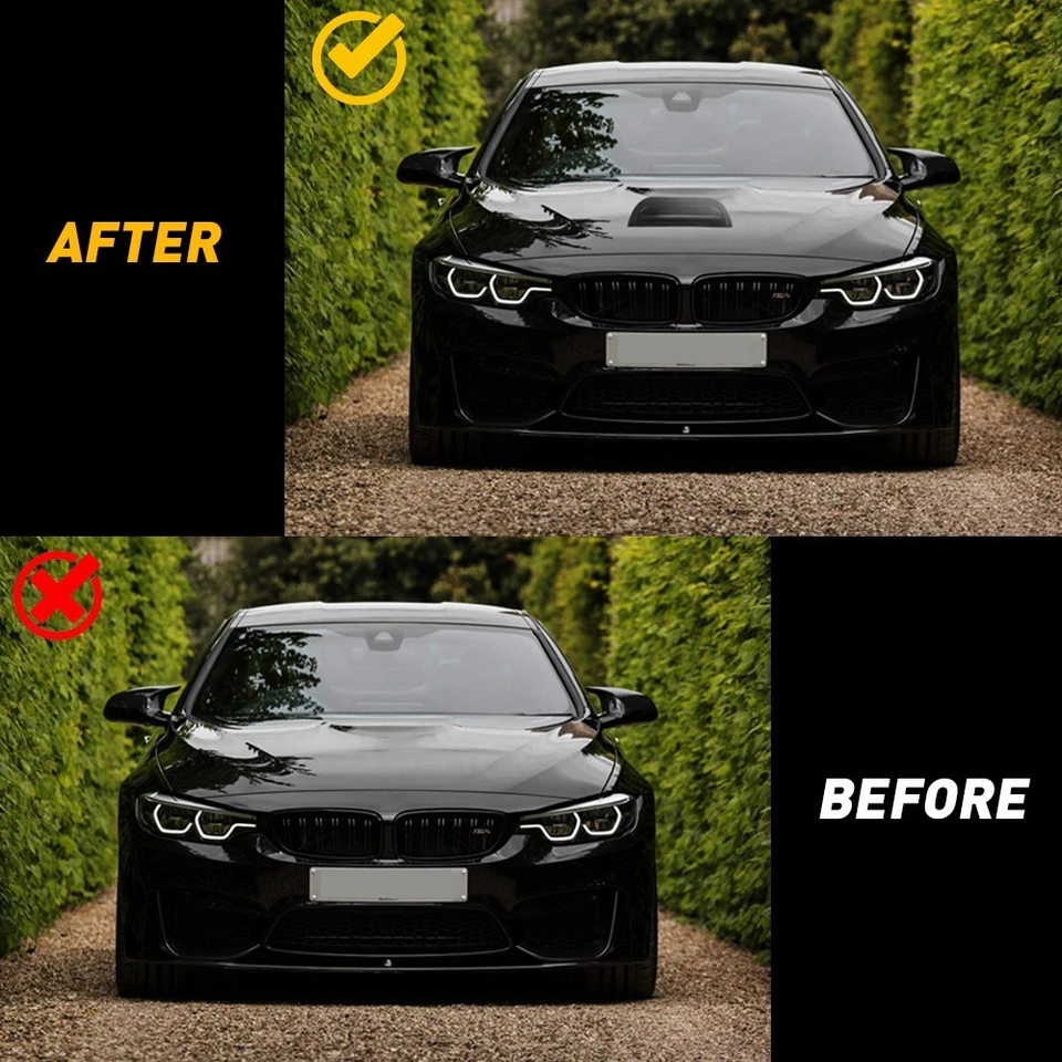 Flujo de admisión de coche cuchara de aire campana ventilación pegatina capó decorativo cubierta universal Foto 4 de 4