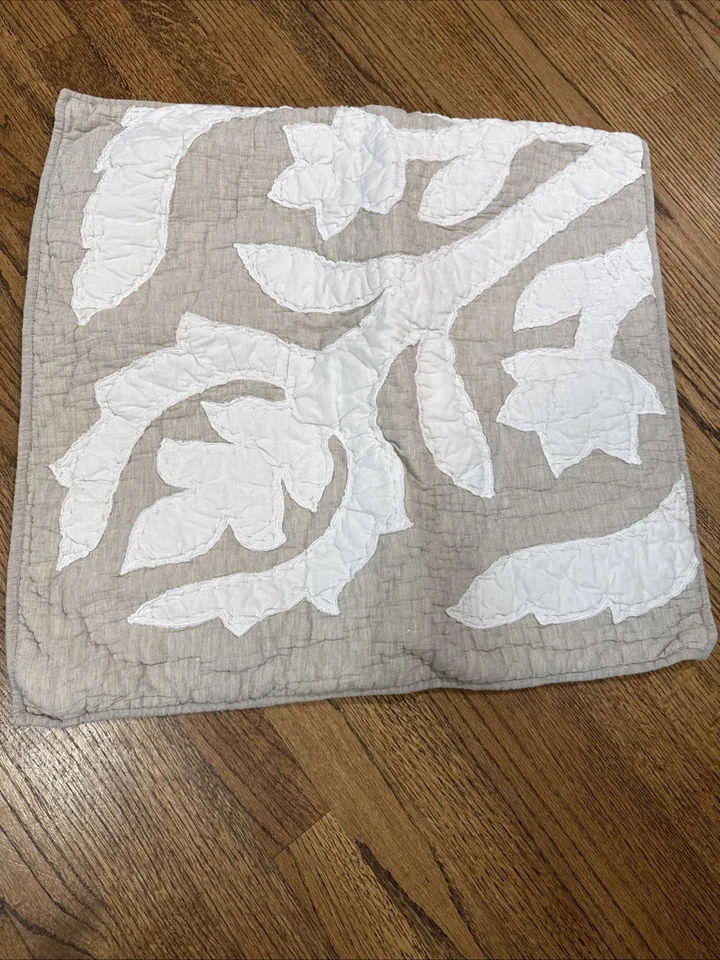 Juego de funda de almohada Pottery Barn European Claudia de algodón orgánico Foto 3 de 4