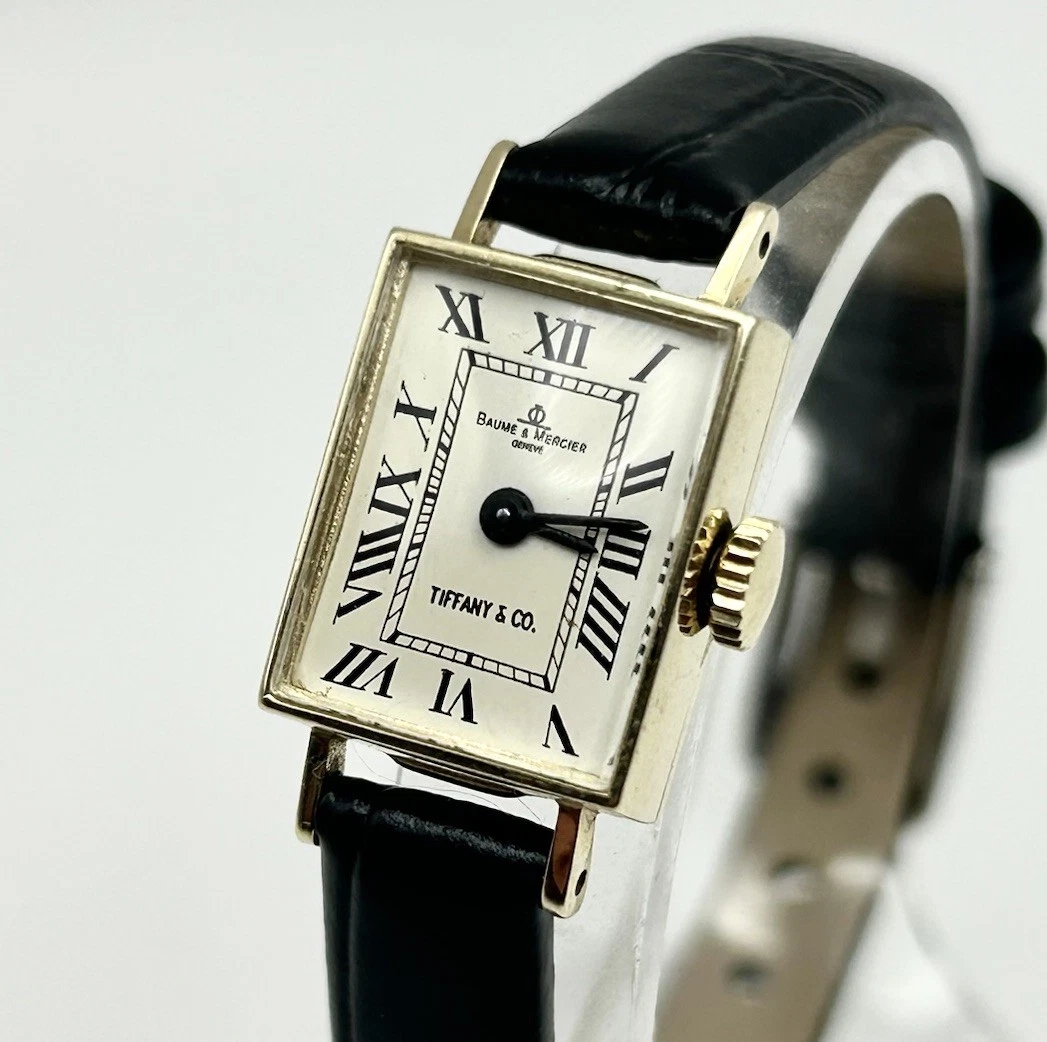 時計 Tiffany Women's Ladies Manual winding Tiffany & Co. Women's Mechanical Hand-Winding Wristwatches for