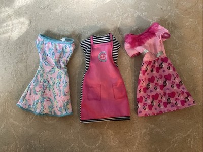 Barbie Doll Dresses Modern Pink Clothes Outfits Pretty 3 Lot