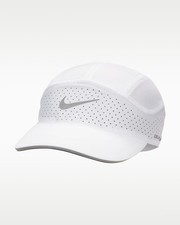 Nike Fly Dri Fit ADV Unstructured White Reflective Hat Cap FB5681 100 Size M/L