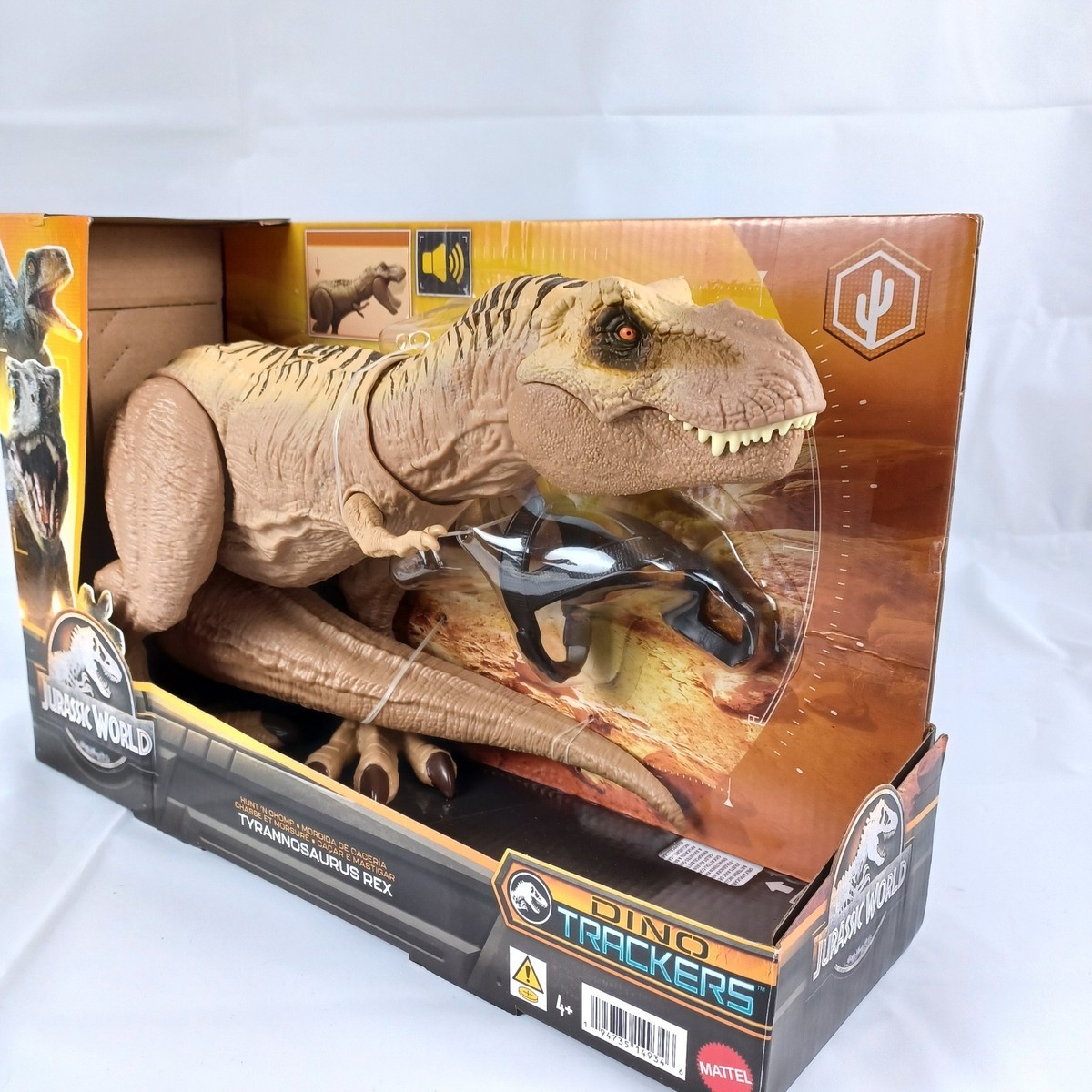 TREX　2セット Mattel Jurassic World Side Attack Roaring T-Rex HNT62 JAPAN for
