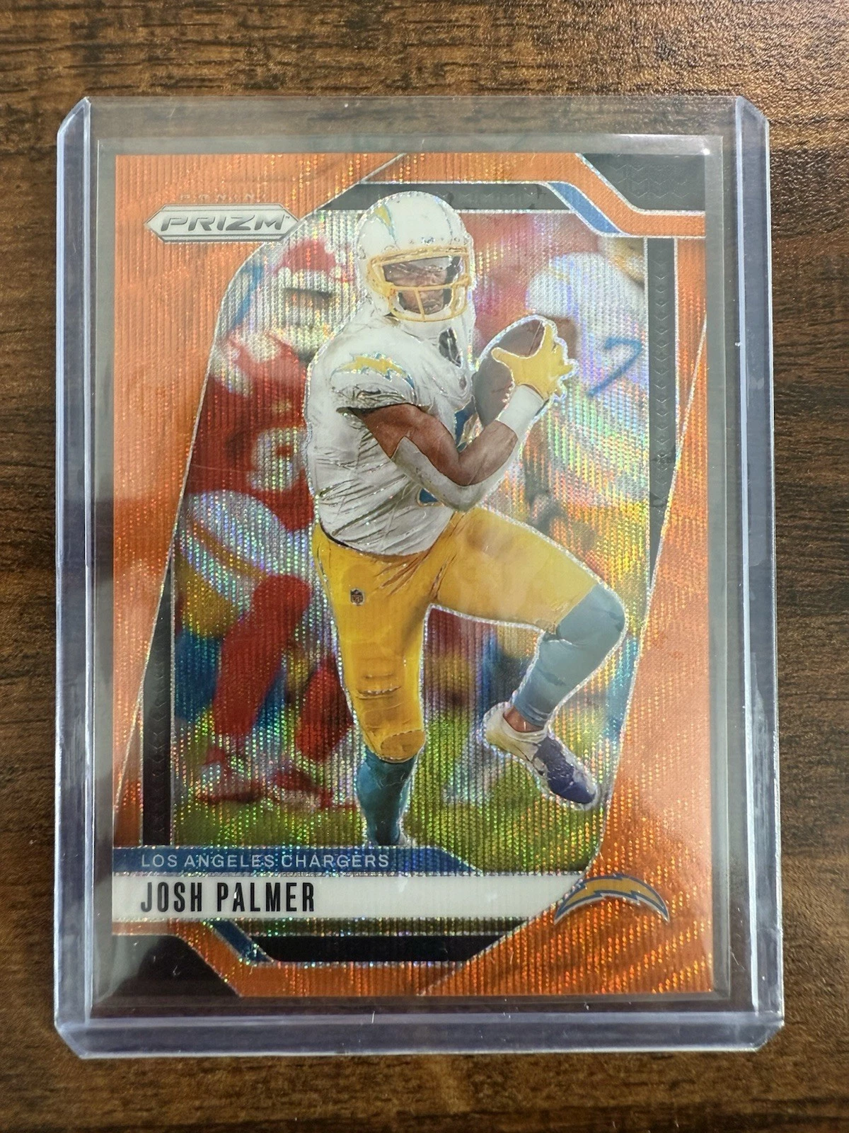 2024 Prizm Orange Wave Josh Palmer 60/60 Chargers