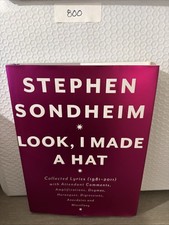 Look, I Made a Hat: Collected Lyric..., Sondheim, Steph