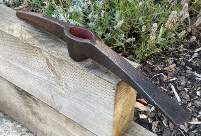 Vintage Garten 5,7 Pfund Spitzhacke Kopf Meißelhammer Bergbau Eisenbahn Mattock Werkzeug