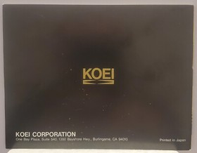 Nobunaga's Ambition (NES, 1989) - Nice complete copy w/poster - Tested, works