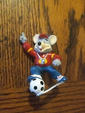 Vintage 1996 CHUCK E CHEESE SHOWBIZ PIZZA TIME Soccer 3 Inch Figure  Rare 
