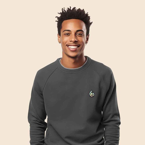 Dalix Fire Midweight Fleece Crewneck Sweatshirt (Glow in the Dark) - Picture 4 of 124