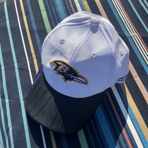 Baltimore Ravens White NFL Baseball Hat Reebok