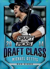 2014 Panini Prizm Perennial Draft Class Prizm Powder Blue 49 Michael Gettys /199