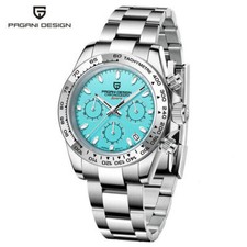 40mm PAGANI DESIGN Full Chronograph VK63 Quartz Men's Wrist Watch Date Watches