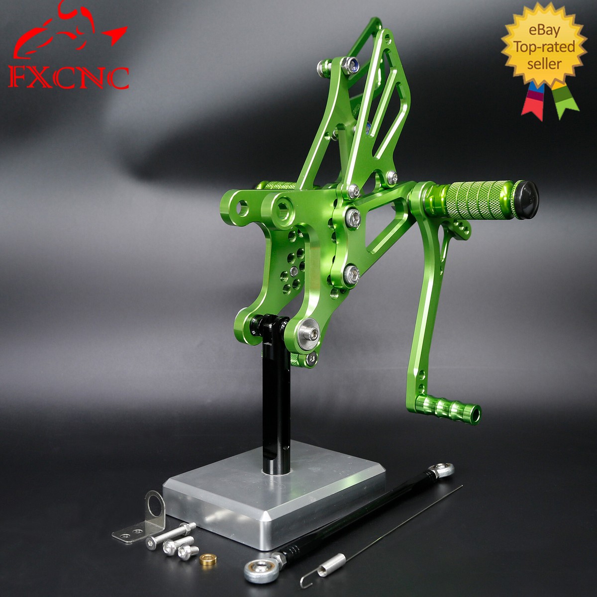 For Kawasaki Ninja ZX6R ZX636 2005 2006 2007 2008 FXCNC Rearset