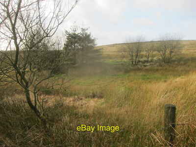 Photo 12x8 Moorland Pond Hardings Booth Despite  the wet weather it's c2014