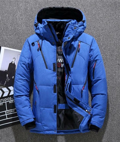 Tide Men Down jacket Short Outdoor Sports Thick warm padded Coat Youth Outwear - Picture 16 of 17