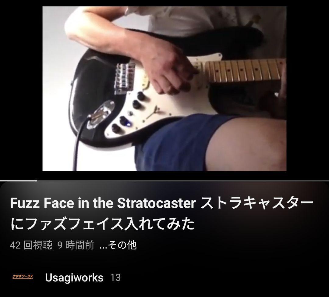 Fuzz Face in the modified Stratocaster 【公式通販】