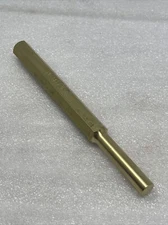 SK Tools 3/8” Brass Drift Punch, 6326, Hex Shank, 6” Long, USA Made, New