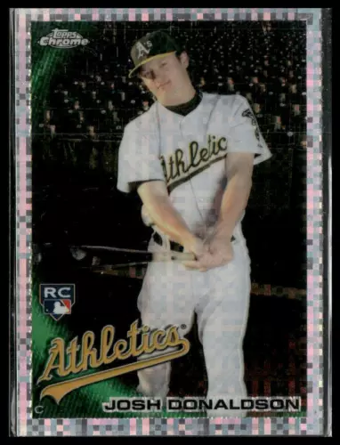 2010 Topps Chrome #191 Josh Donaldson X-Fractors Oakland Athletics