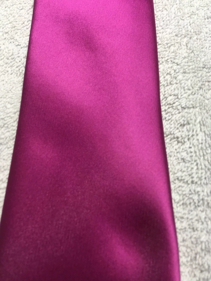 APT 9 МУЖСКОЙ ГАЛСТУК ТВЕРДЫЙ HOT PINK 2,75 X 60 - Изображение 3 из 4