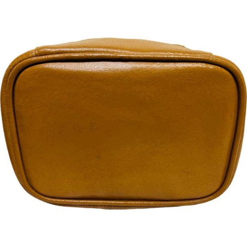 miu miu Vanity Cosmetic Pouch Leather Brown women's USED FROM JAPAN - 第 5/11 張圖片
