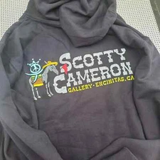 Scotty Cameron Navy Hoodie - Peace Surfer Donkey logo Gallery Exclusive