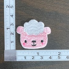 Cute Pink Bear Embroidered Iron On Patch