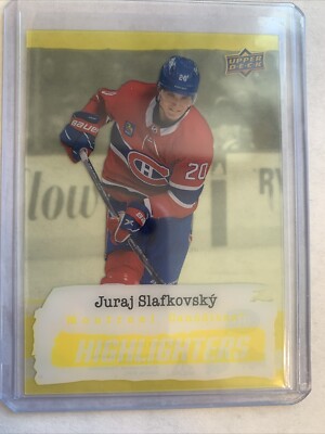 Juraj Slafkovsky   2023-24 Upper Deck Highliters HL-21 Yellow