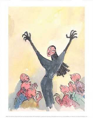 Roald Dahl Die Hexen Kunstdruck 11 x 14 cm