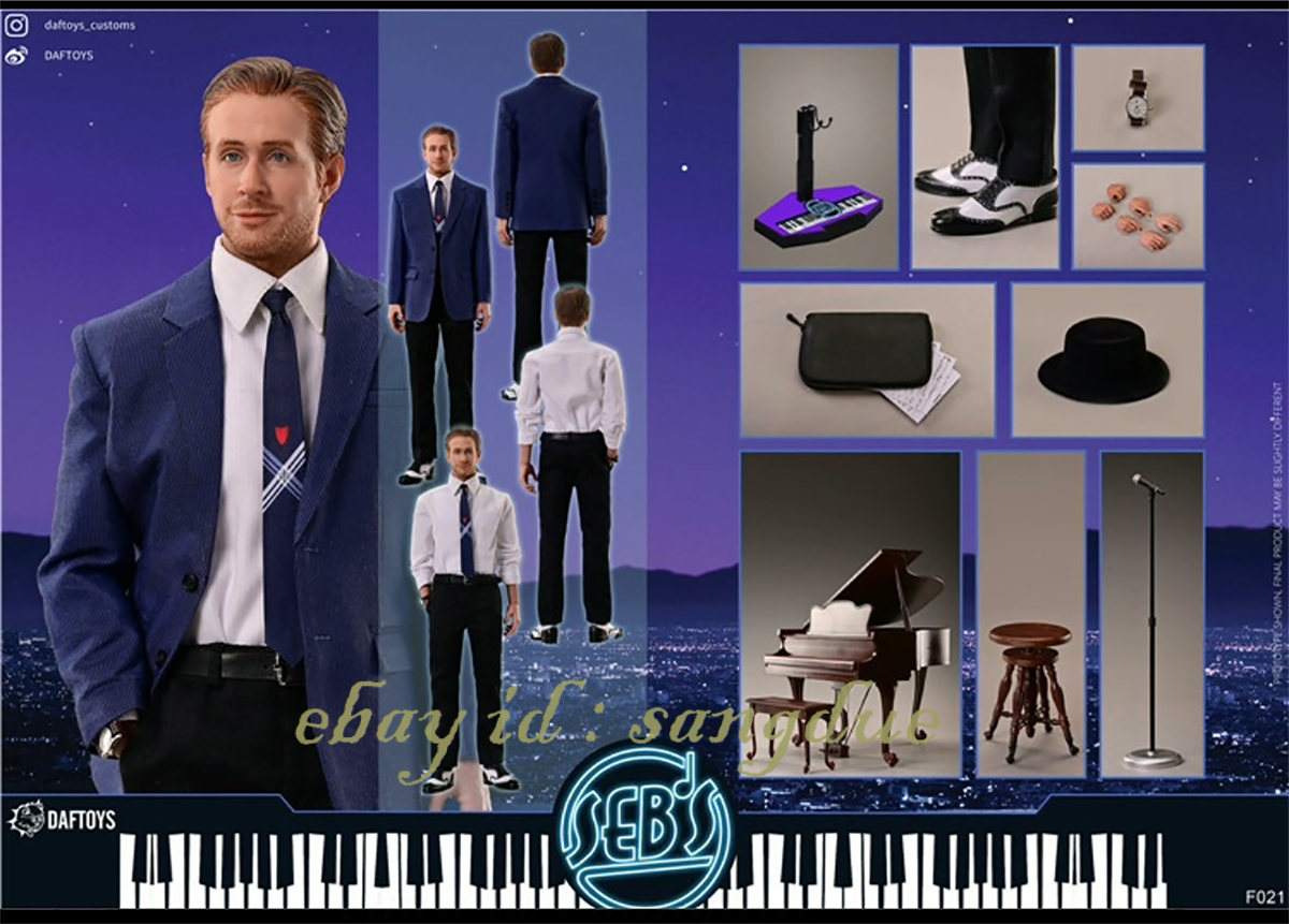DAFTOYS F021 1/6 La La Land Ryan Gosling Deluxe Edition Action