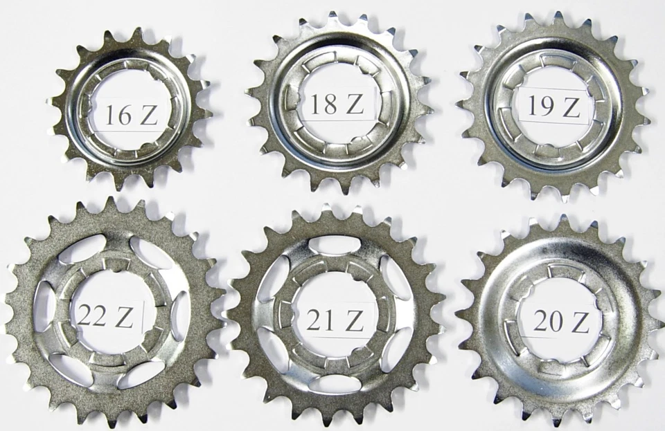 Shimano Ritzel silber Nexus Nabenschaltung 16 bis 23 Zähne Fahrrad passend SRAM