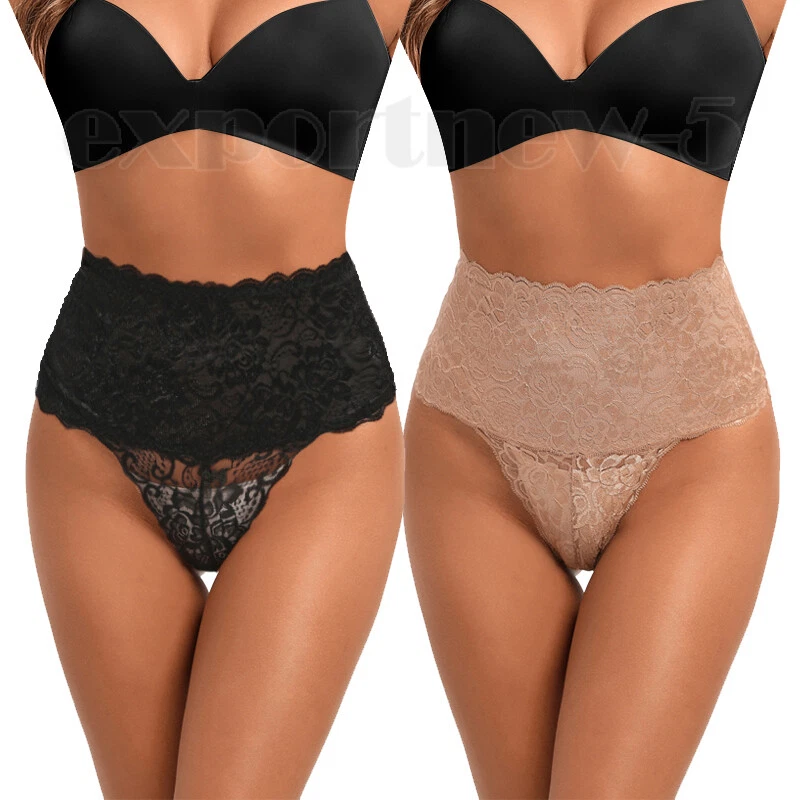 Women Hold You In Thong Control Pull Me In Pants High Waist Magic Lace Panties