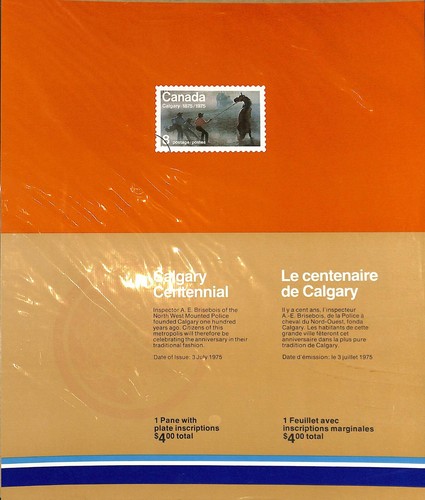 CANADA - PO SEALED SHEET OF 50 STAMPS - SCOTT 667 - Calgary Centennial - Picture 2 of 2