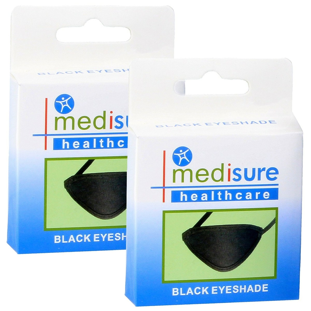2 x EYE PATCHES Adult Medical Optometry Black Eyeshade Pad Cover