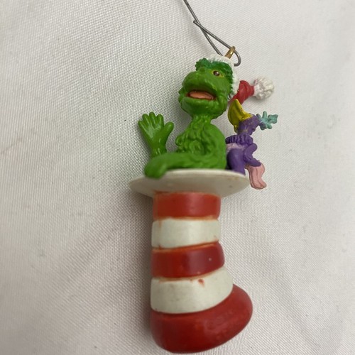 Enesco Dr Seuss The Grinch Cat in the Hat Ornament Mini 2" Holiday Christmas - Picture 3 of 9