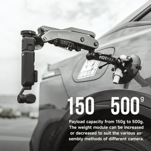 Bras lame Movmax pour téléphone portable DJI Pocket 3, Insta 360 - Photo 5 sur 6