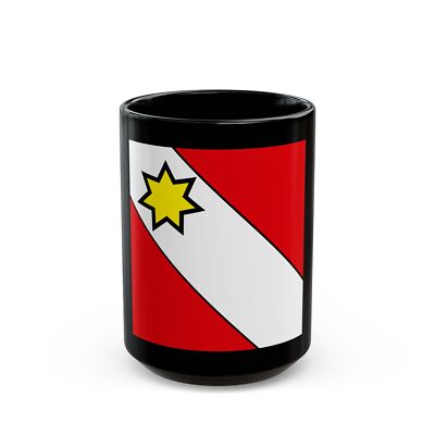 Flag of Thun Switzerland - Black Coffee Mug