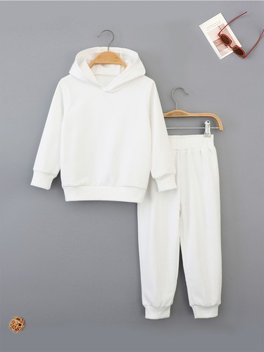 Boys Tracksuit Set Activewear Hooded Sport Suit Kids Sweatshirt Casual Outfits - Picture 32 of 43