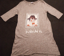 Women's XL Bloggers Boutique Soft Graphic Eyes Covered Shirt Dress