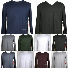 32 Degrees Heat Base Layer Crew/Vneck Top Lightweight Long Sleeve S M L XL XXL