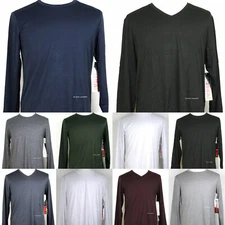 32 Degrees Heat Base Layer Crew/Vneck Top Lightweight Long Sleeve S M L XL XXL