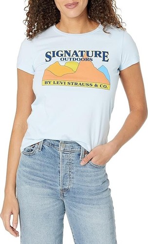 NWT Levi Strauss Signature Gold Women's Core Short Sleeve T-Shirt SZ M