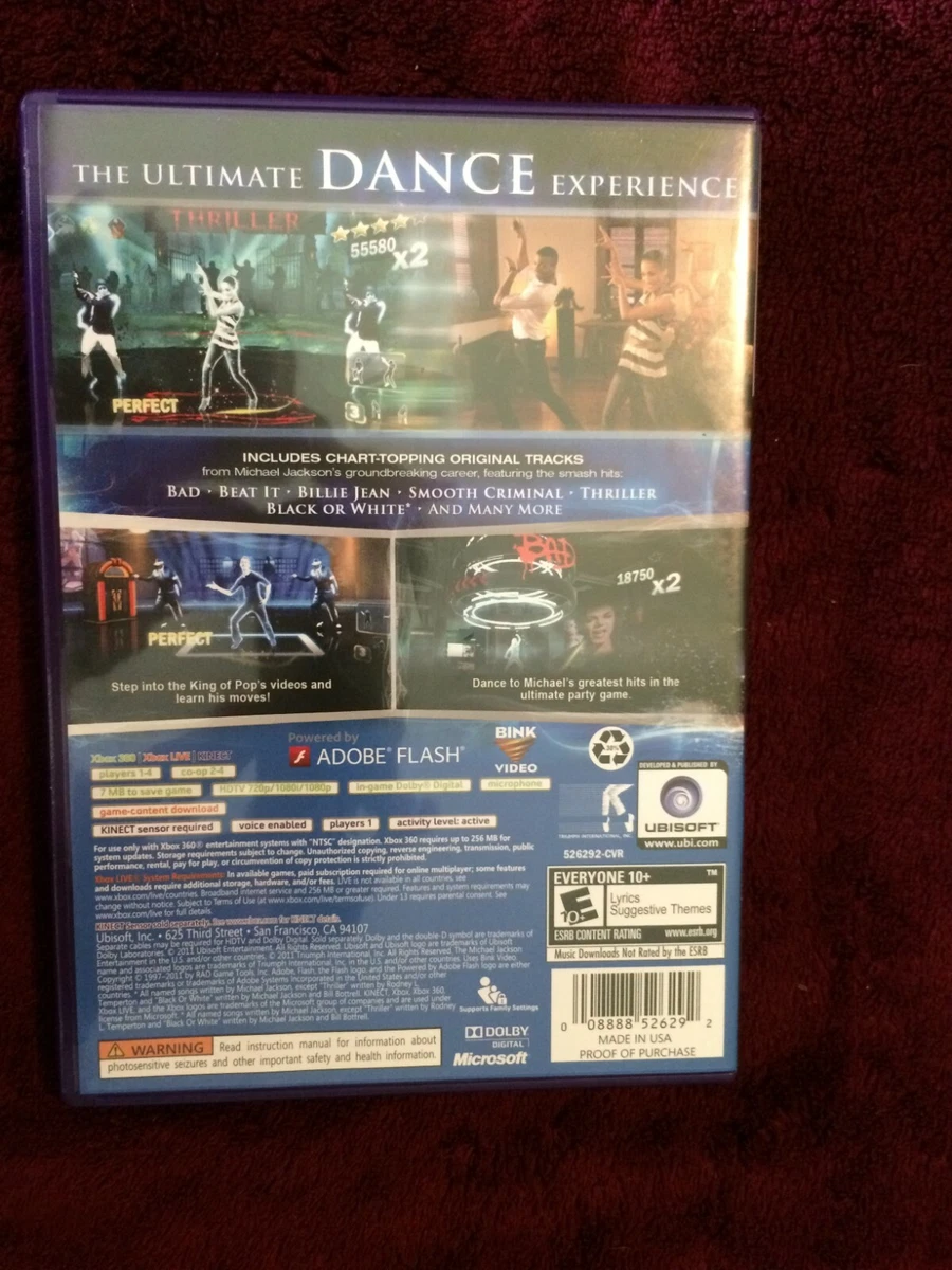 Xbox 360 Band Hero And Michael Jackson The Experience With Cases/ Directions