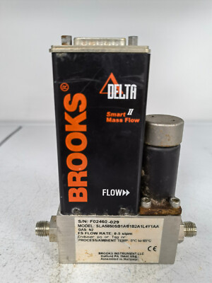 Brooks SLA5850S Mass Flow Controller N2 5SLM USED  MFC 1/4SWG 15PIN