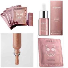 111SKIN Rose Gold Mask Pack of 4 Masks  Rose Gold Radiance Booster 20mL 