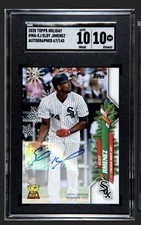 2020 Topps Holiday Eloy Jimenez Auto #67/143