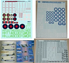 1/32 Mosquito Mk.26/T Mk.29 decal ROCAF+Royal AirForce 633 Sq. TigerWings SP07EX