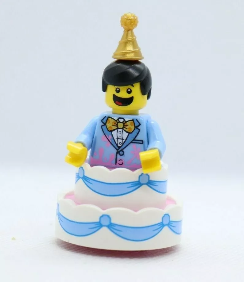 Birthday Cake Suprise Guy Series 18 71021 CMF LEGO Minifigure Figure