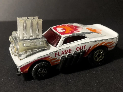 Rare Matchbox Vintage 1972 Flame Out Red Rider 48 Diecast Toy Car